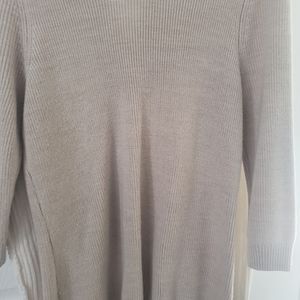 Beige sweater string back
